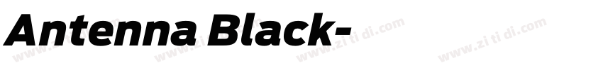 Antenna Black字体转换